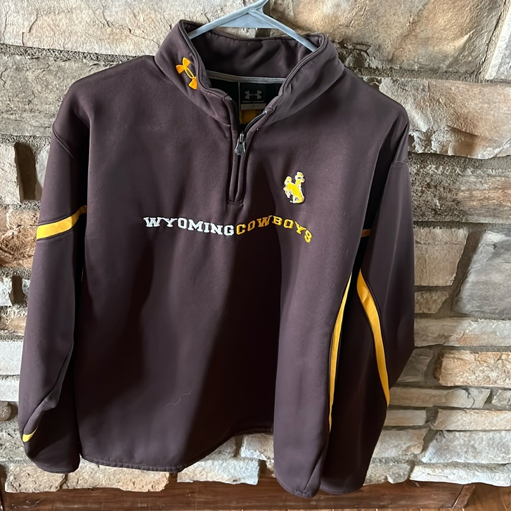 Under Armour Wyoming Cowboys 1/4 zip pullover